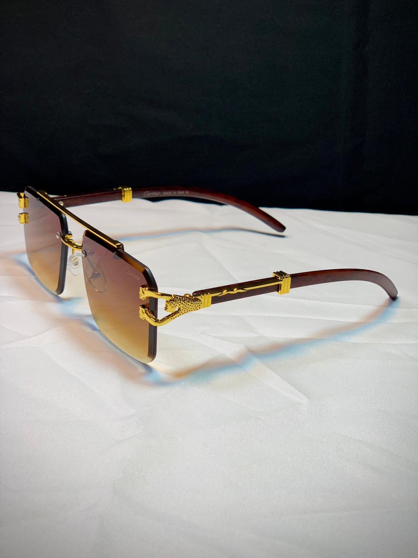 Cartier Lion Frame Brown