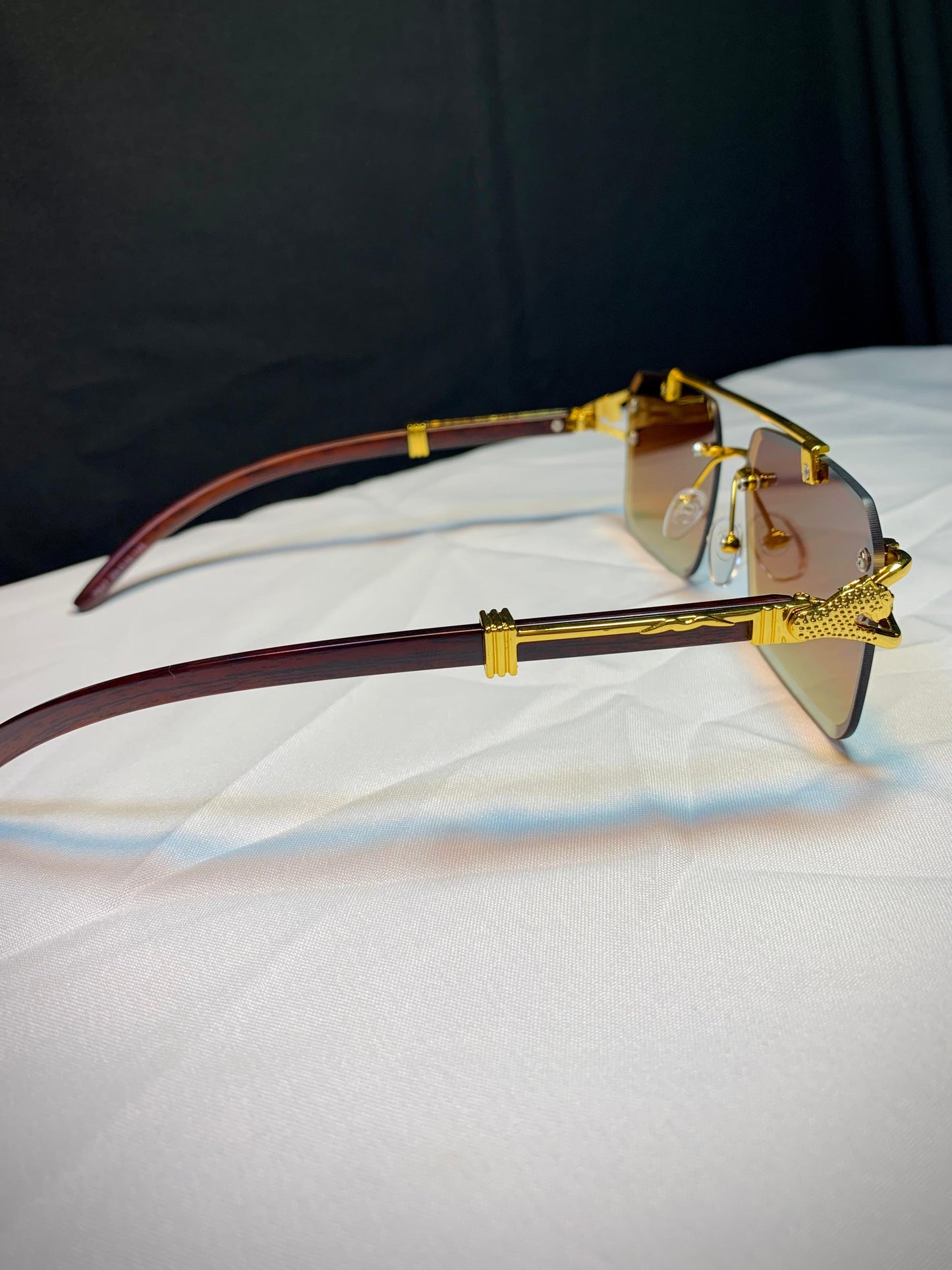 Cartier Lion Frame Brown