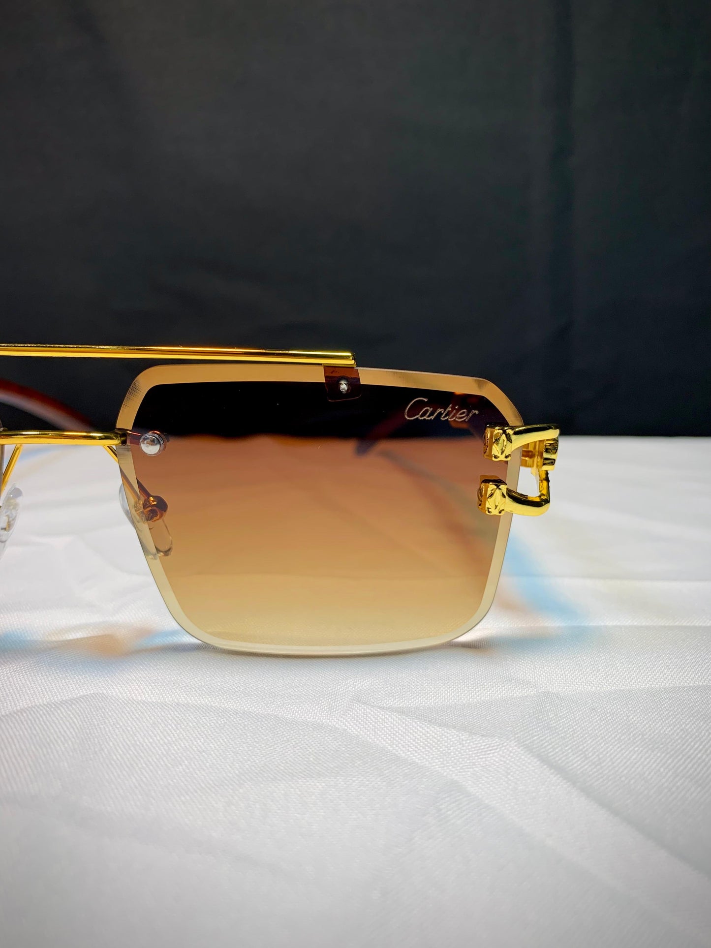 Cartier Lion Frame Brown