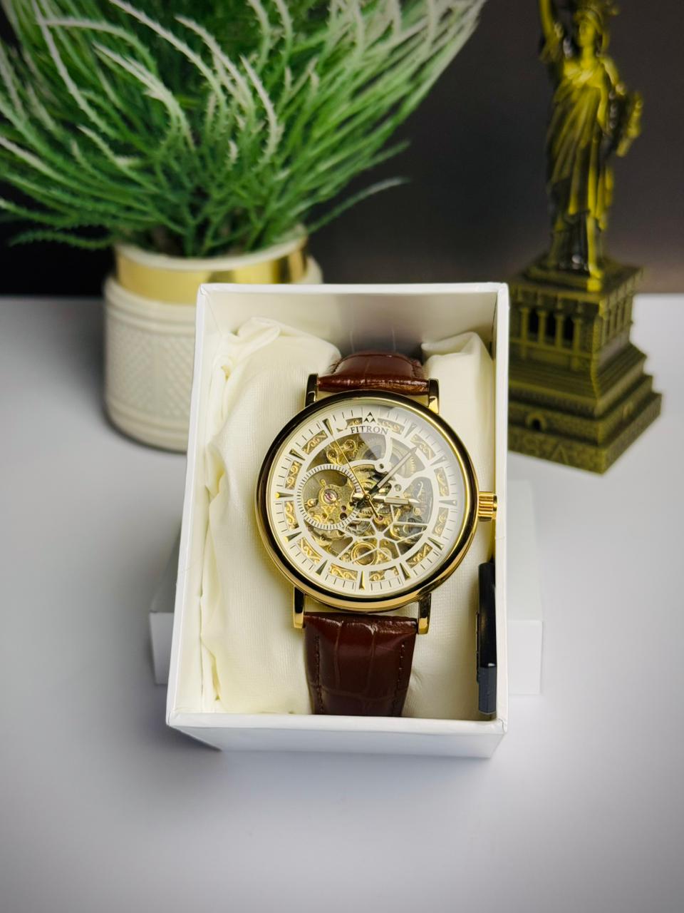 Fitron Fully Auto with golden dail Water Resistance