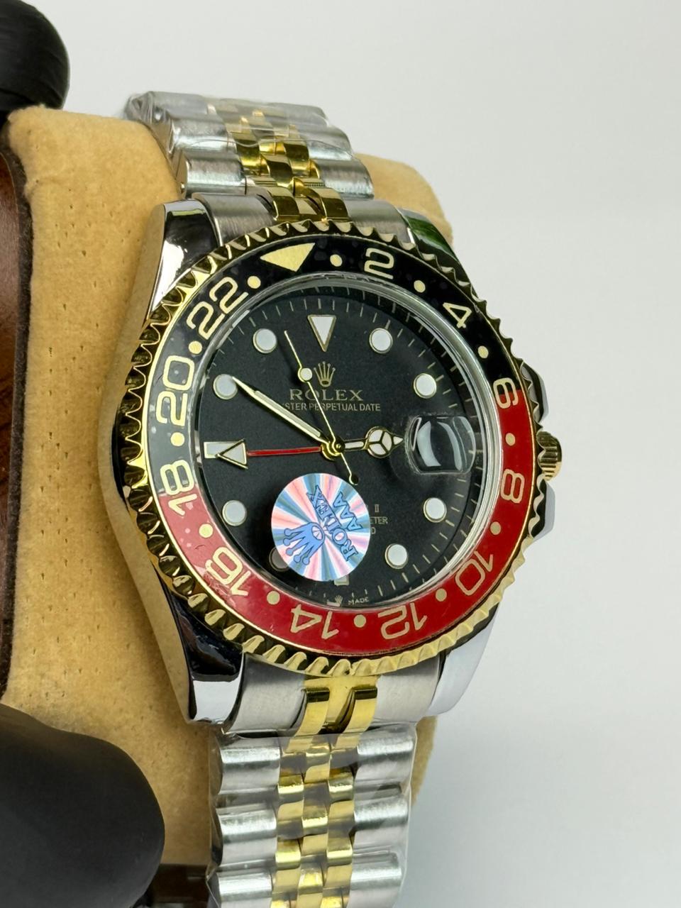 Rolex truetone black & Red rotating dial