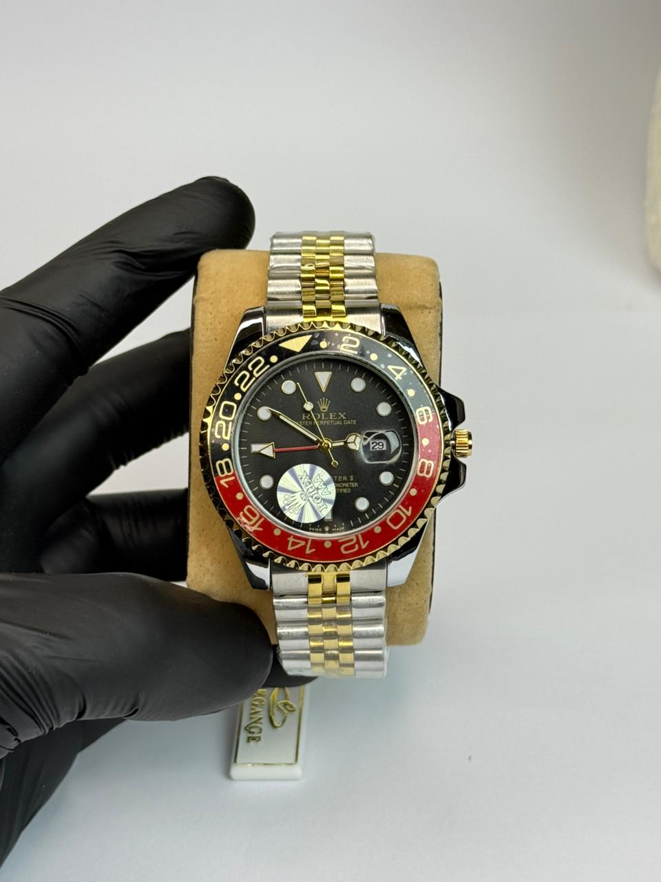 Rolex truetone black & Red rotating dial