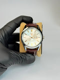 Careera Satainless Steel Waterresistant with white dail