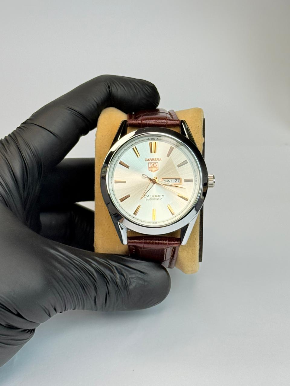 Careera Satainless Steel Waterresistant with white dail