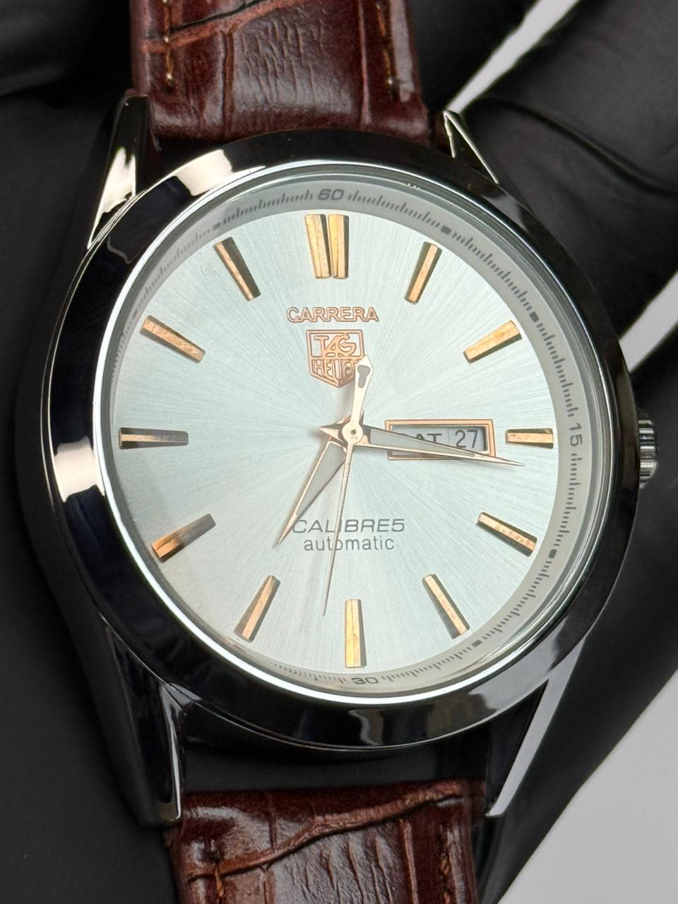 Careera Satainless Steel Waterresistant with white dail