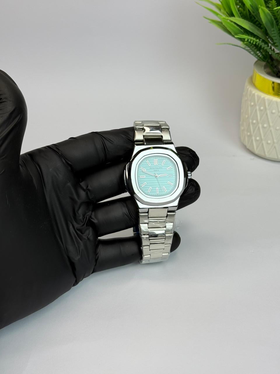 Patek philip silver with tifny dial